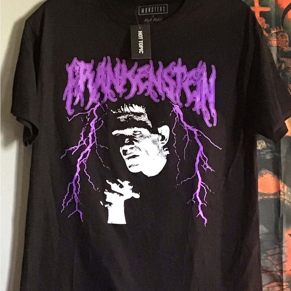 Hot Topic by Universal Monsters and Rock Rebel Frankenstein Shirt Size M